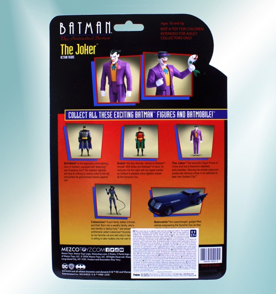 DC Batman The Animated Series 5 Points Actionfigure "The Joker" von Mezco